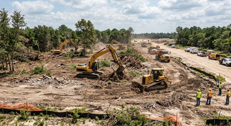 Commercial Property Clearing in Katy, TX